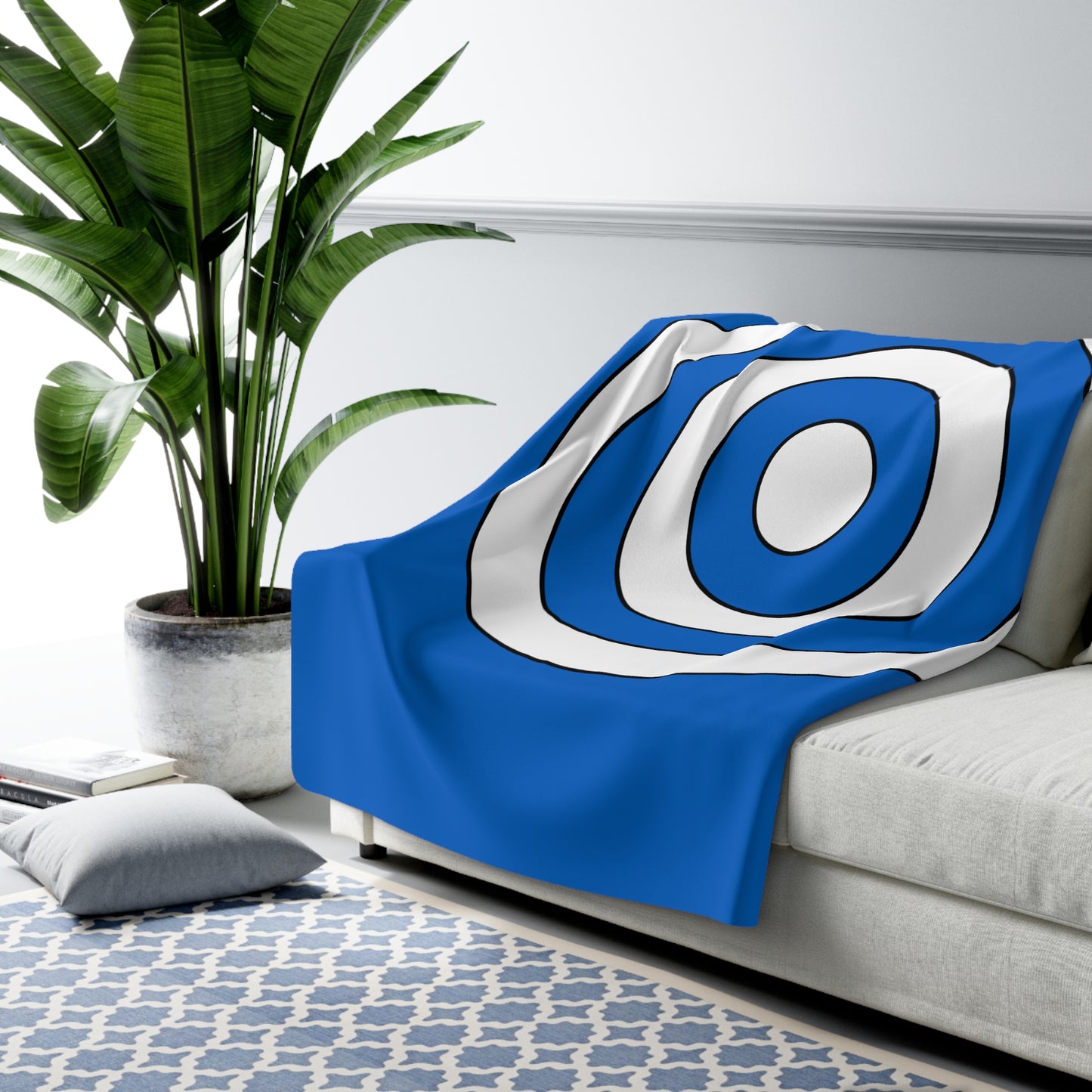 Nicaragua Retro Target Blanket Throw