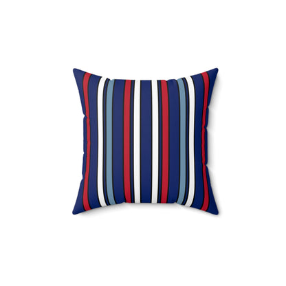 Falkland Islands Retro Stripes Cushion Pillow