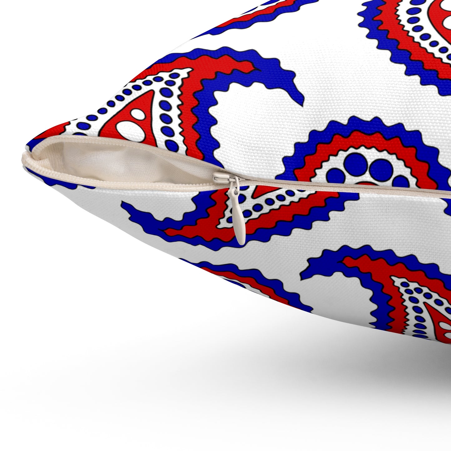 Costa Rica Retro Paisley Cushion Pillow
