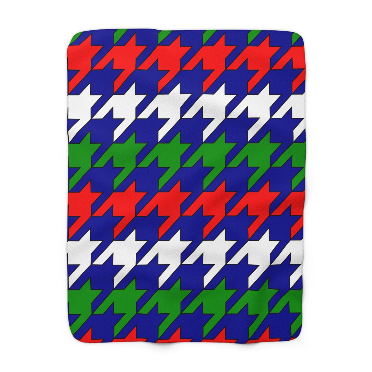 Gambia Retro Houndstooth Blanket Throw