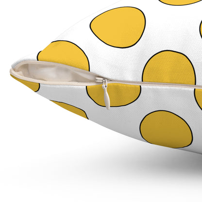United States Virgin Islands Retro Polka Dots Cushion Pillow