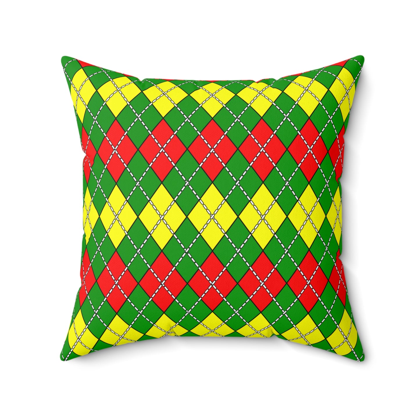 Guinea Retro Argyle Cushion Pillow