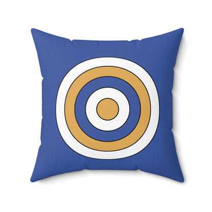 Marshall Islands Retro Target Cushion Pillow