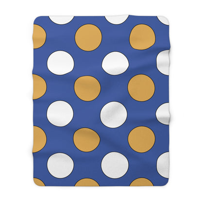 Marshall Islands Retro Polka Dots Blanket Throw
