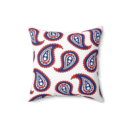 Faroe Islands Retro Paisley Cushion Pillow