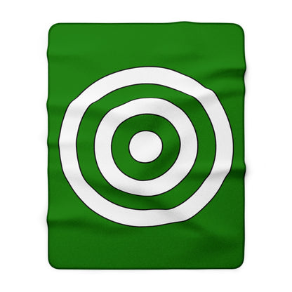 Norfolk Island Retro Target Blanket Throw