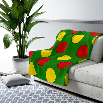 Togo Retro Polka Dots Blanket Throw