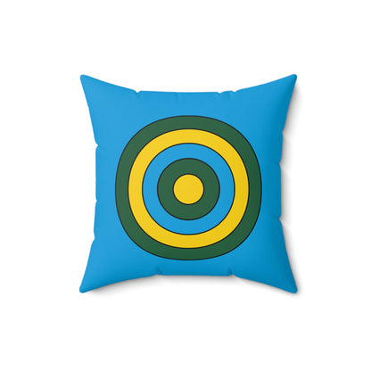 Rwanda Retro Target Cushion Pillow