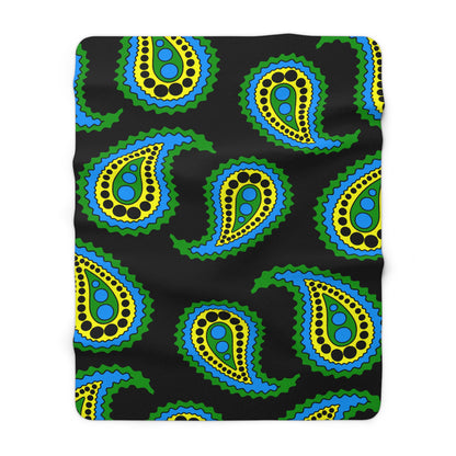 Tanzania Retro Paisley Blanket Throw