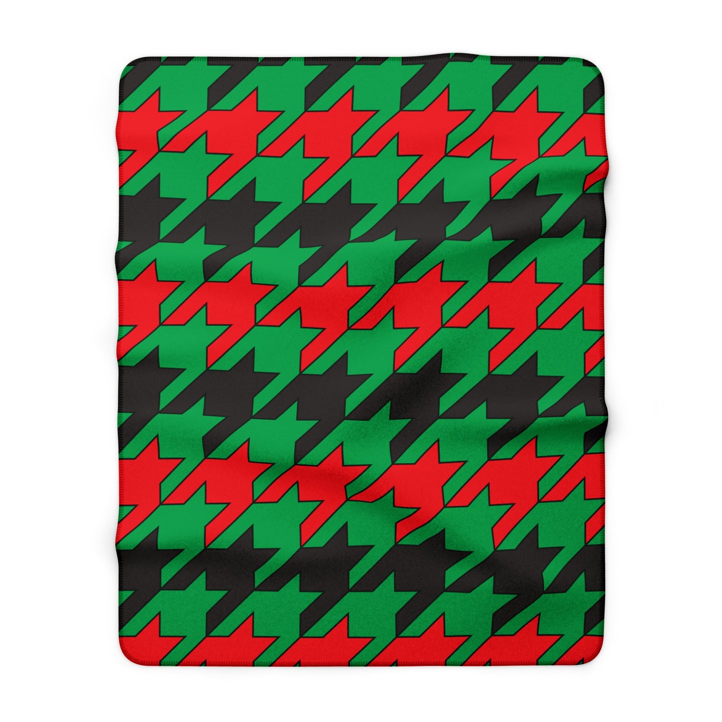 Martinique Retro Houndstooth Blanket Throw
