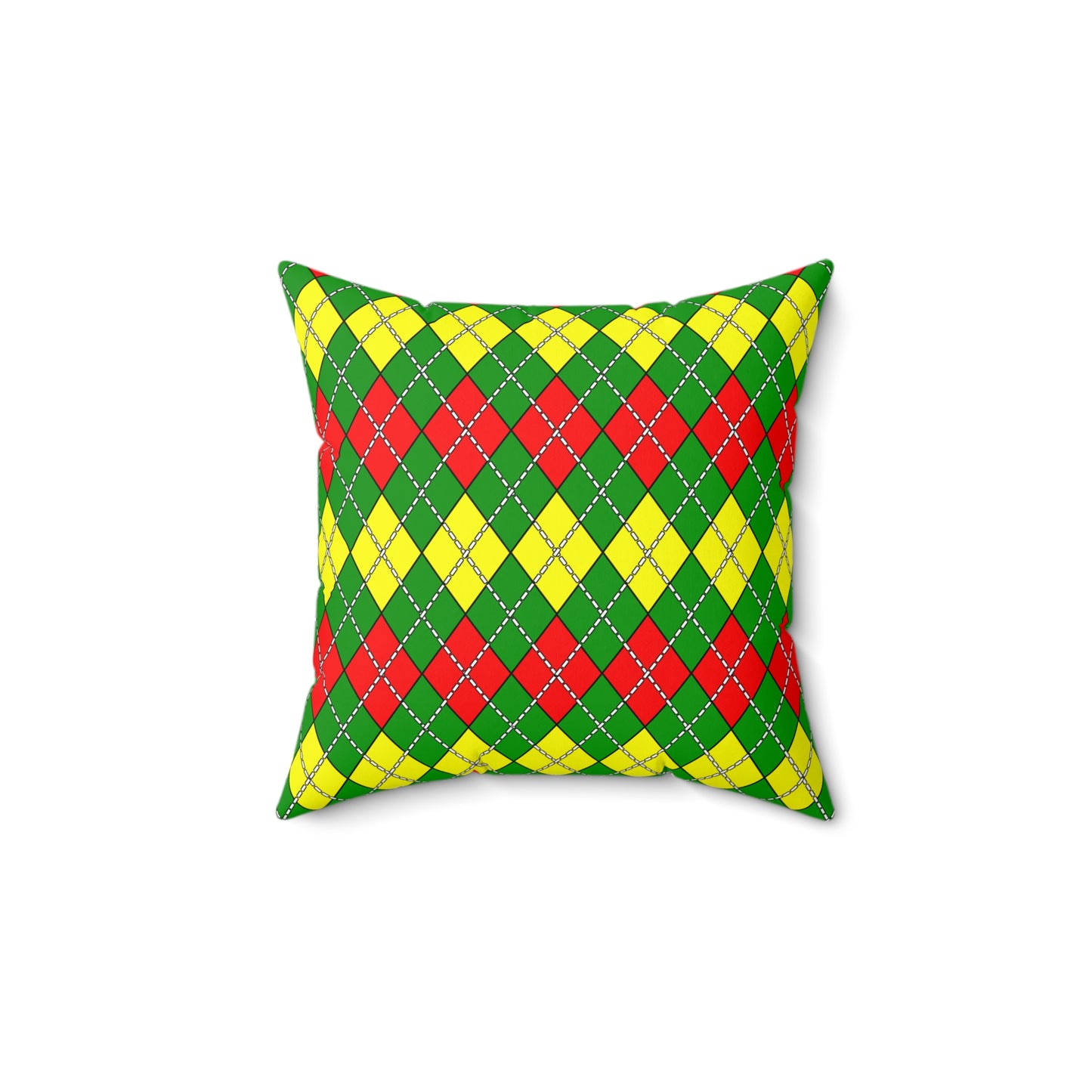 Guinea Retro Argyle Cushion Pillow