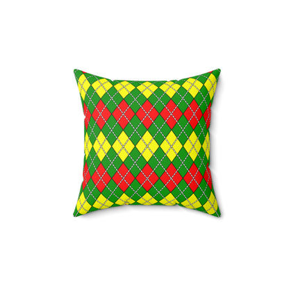Guinea Retro Argyle Cushion Pillow
