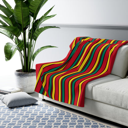Grenada Retro Stripes Blanket Throw
