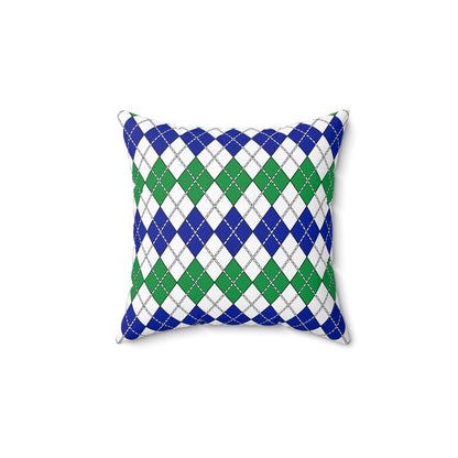 Lesotho Retro Argyle Cushion Pillow