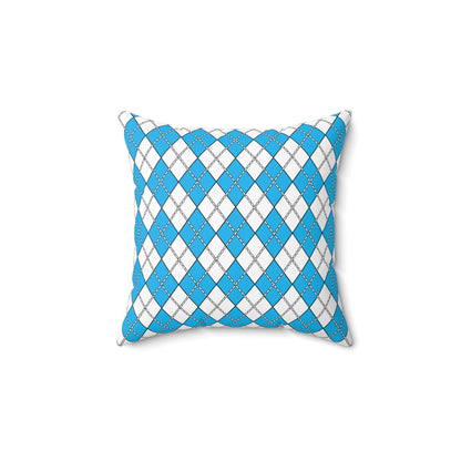 San Marino Retro Argyle Cushion Pillow