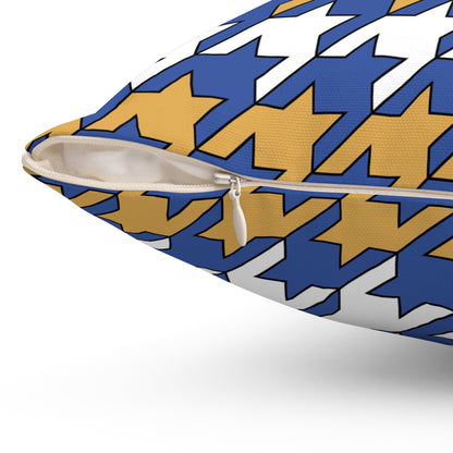 Marshall Islands Retro Houndstooth Cushion Pillow