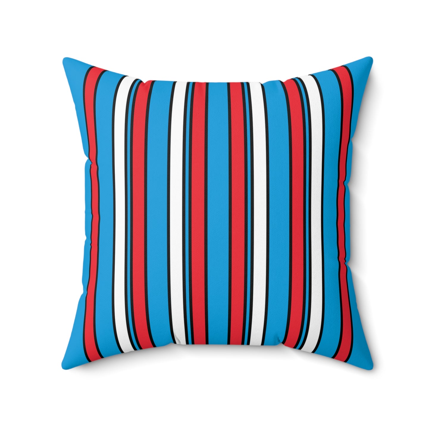 Luxembourg Retro Stripes Cushion Pillow