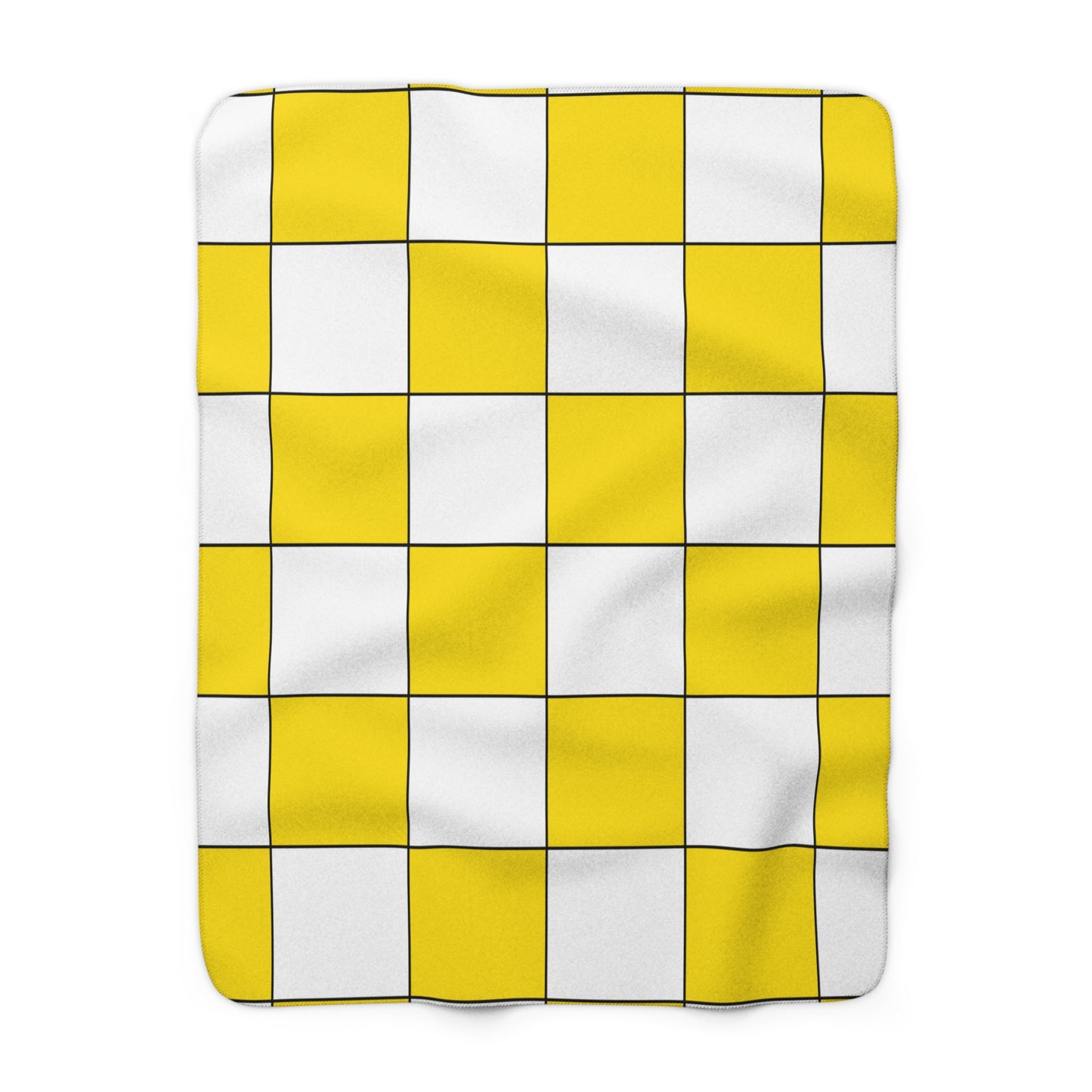 Vatican City Retro Check Blanket Throw