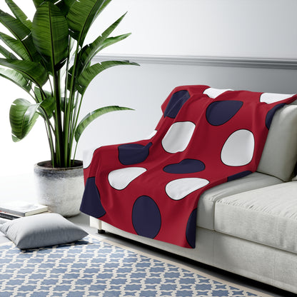 Thailand Retro Polka Dots Blanket Throw