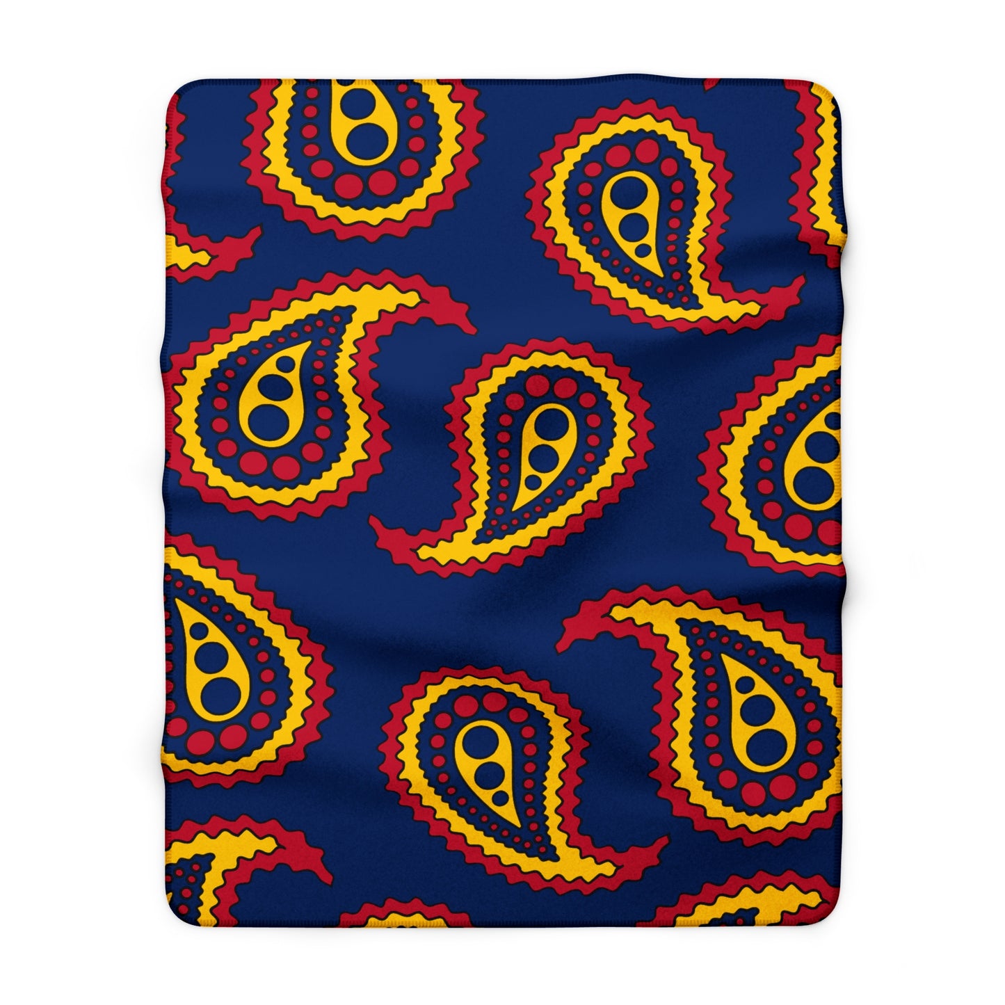 Chad Retro Paisley Blanket Throw