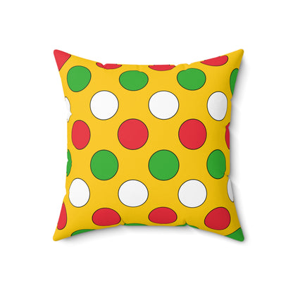 Myanmar Retro Polka Dots Cushion Pillow