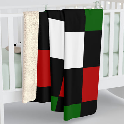 Kenya Retro Check Blanket Throw