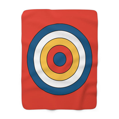 Kiribati Retro Target Blanket Throw