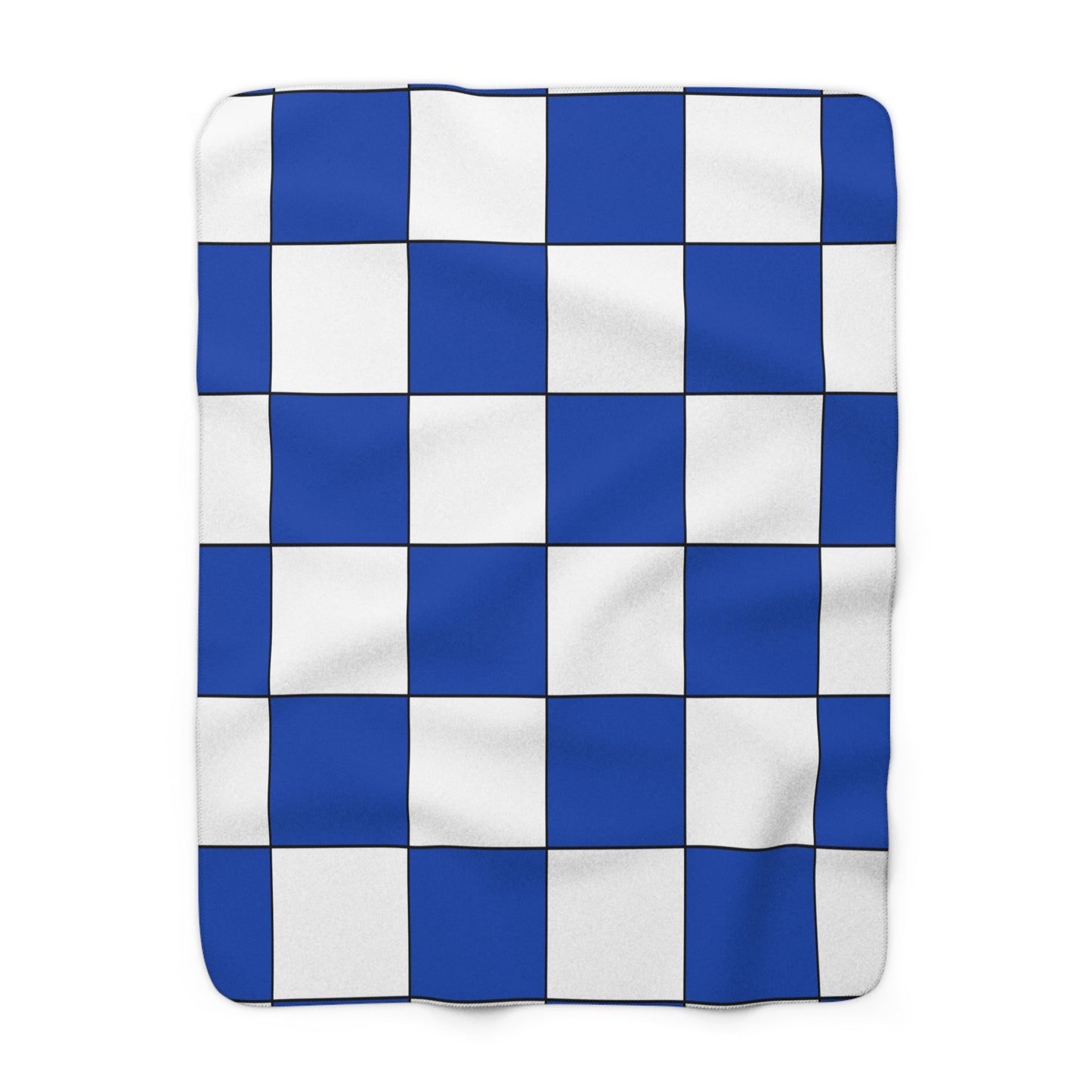 El Salvador Retro Check Blanket Throw