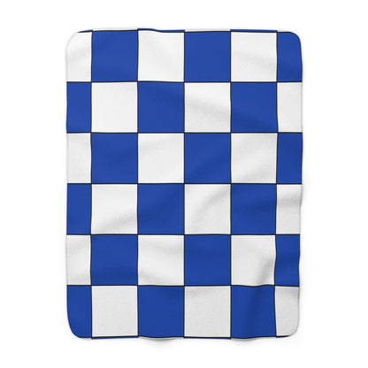 El Salvador Retro Check Blanket Throw
