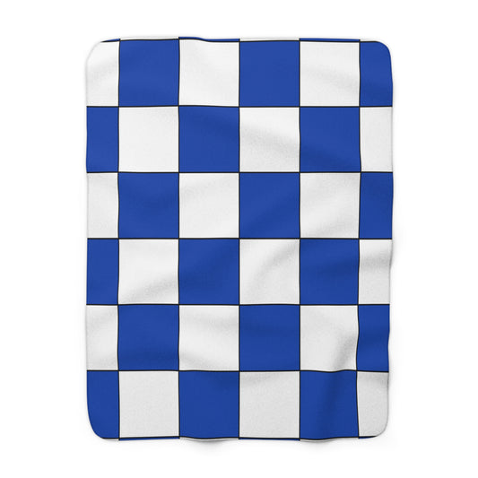 El Salvador Retro Check Blanket Throw
