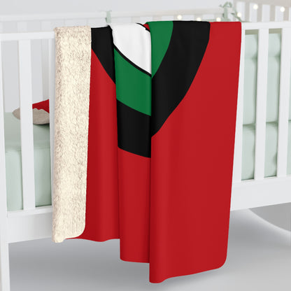 Western Sahara Retro Target Blanket Throw