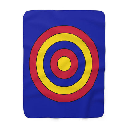 Andorra Retro Target Blanket Throw