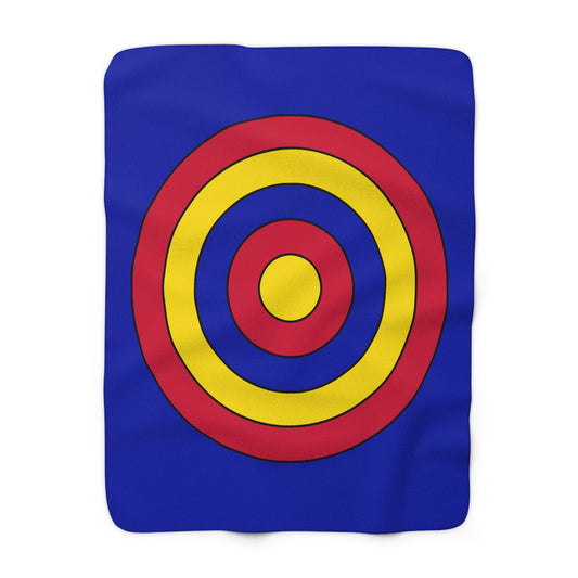 Andorra Retro Target Blanket Throw