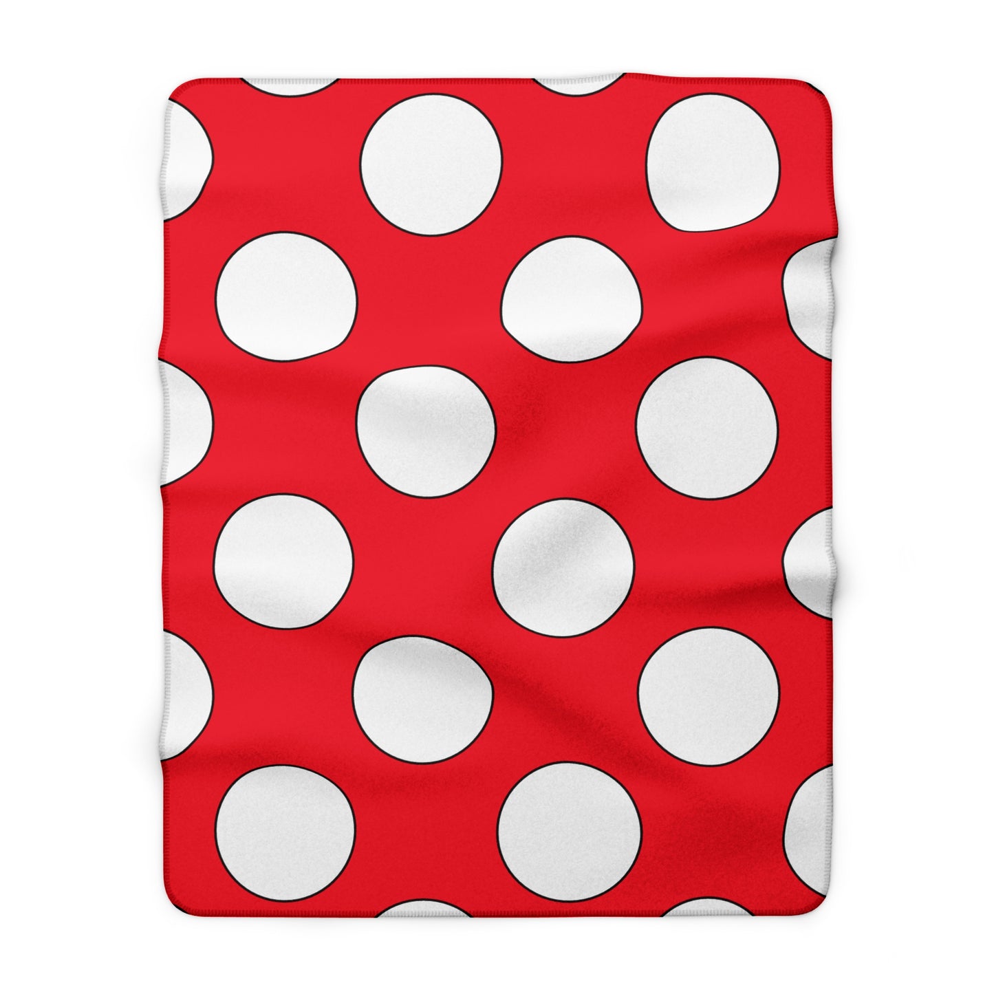Hong Kong Retro Polka Dots Blanket Throw