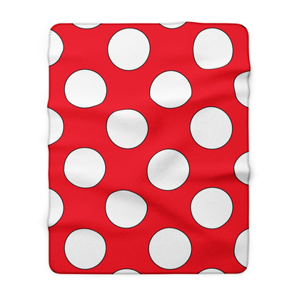 Hong Kong Retro Polka Dots Blanket Throw