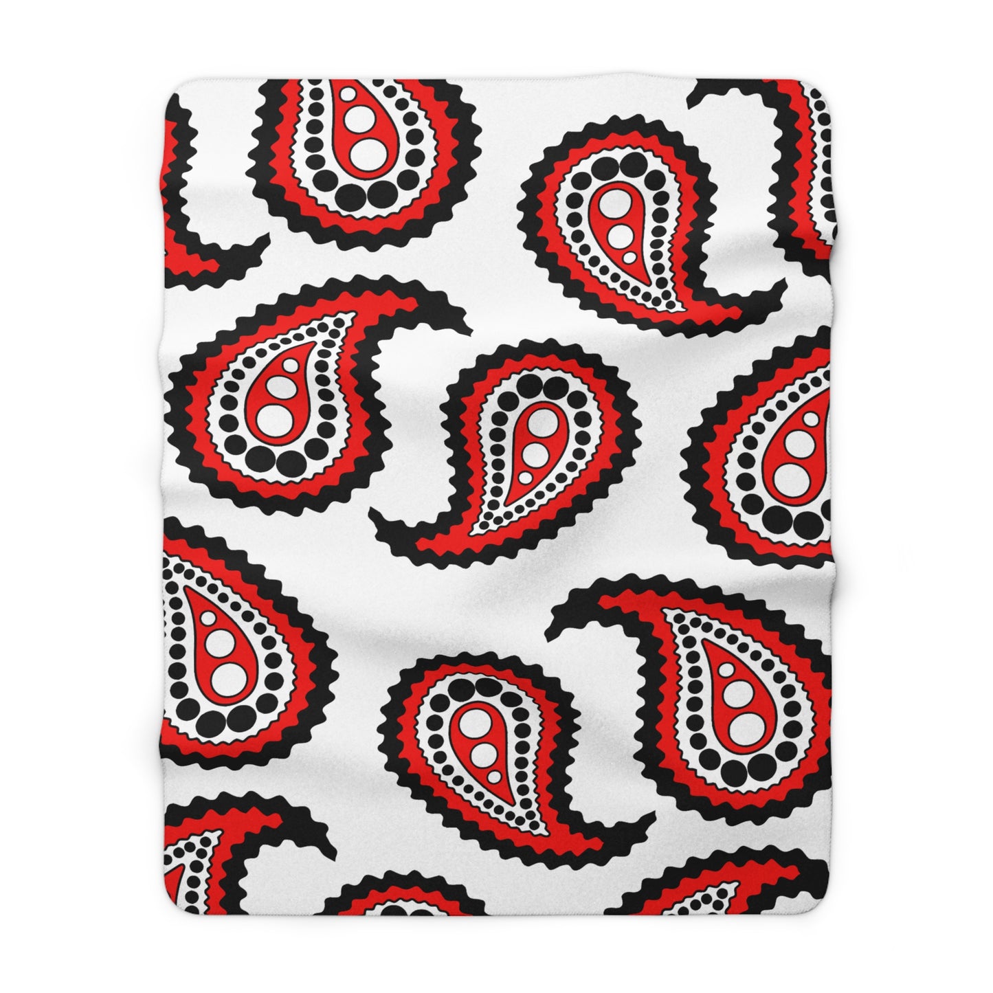 Yemen Retro Paisley Blanket Throw