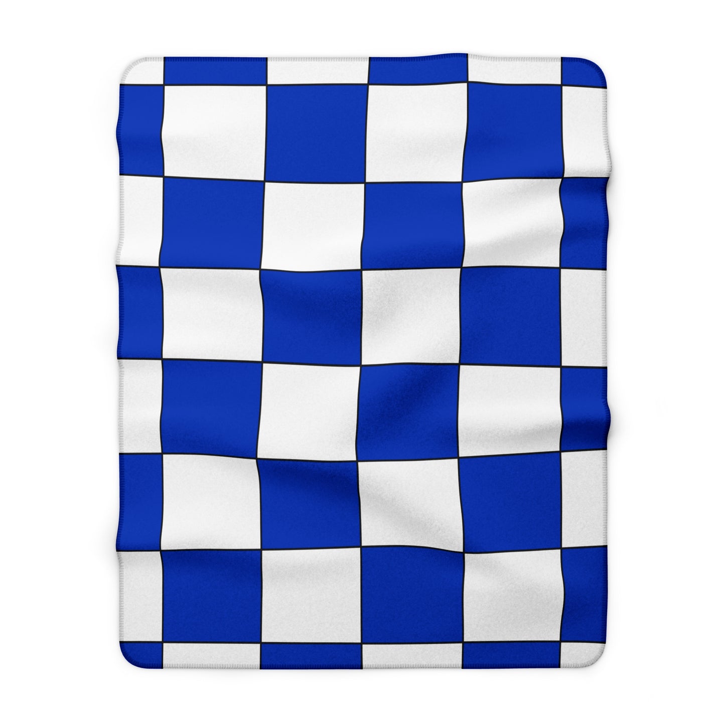 Israel Retro Check Blanket Throw