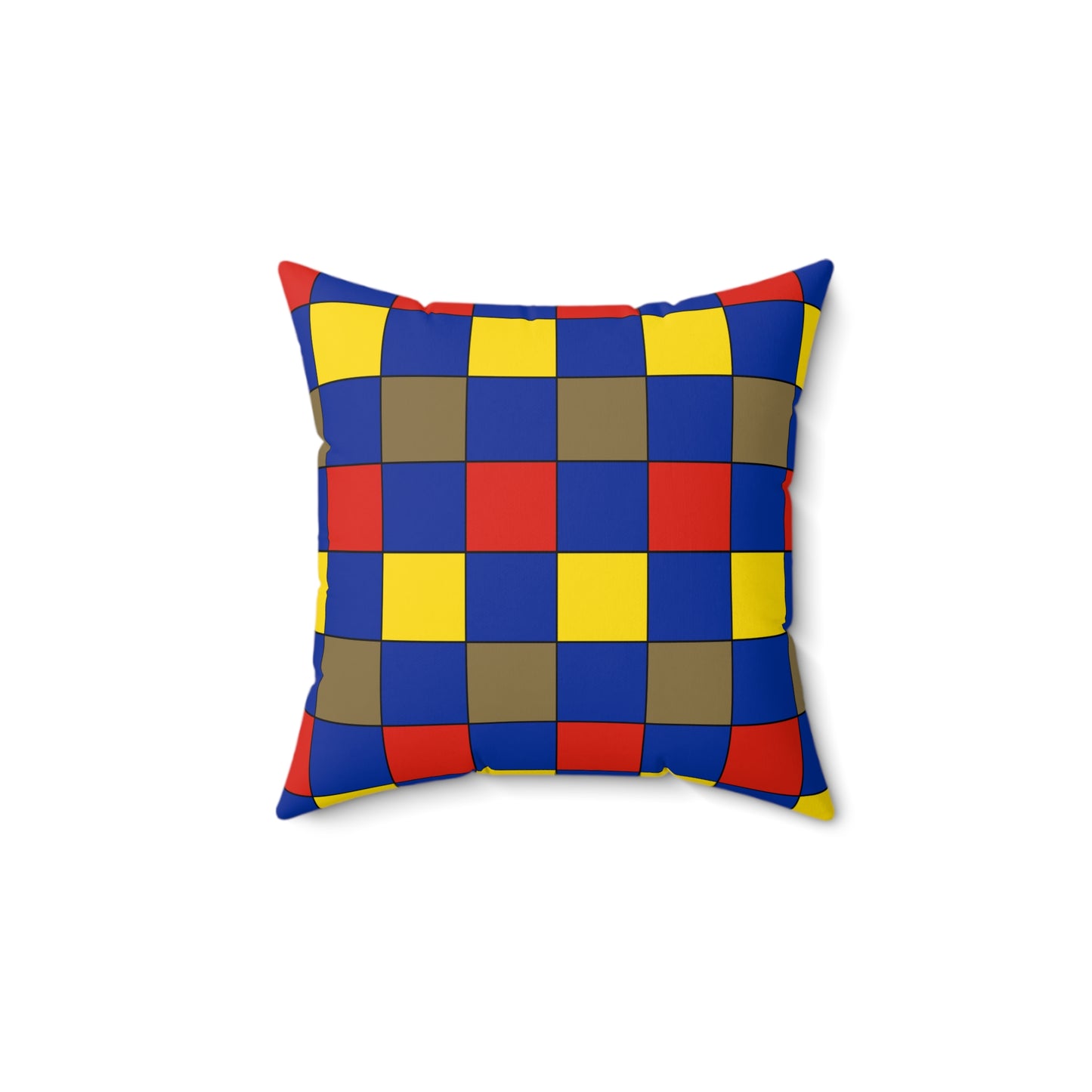 Moldova Retro Check Cushion Pillow