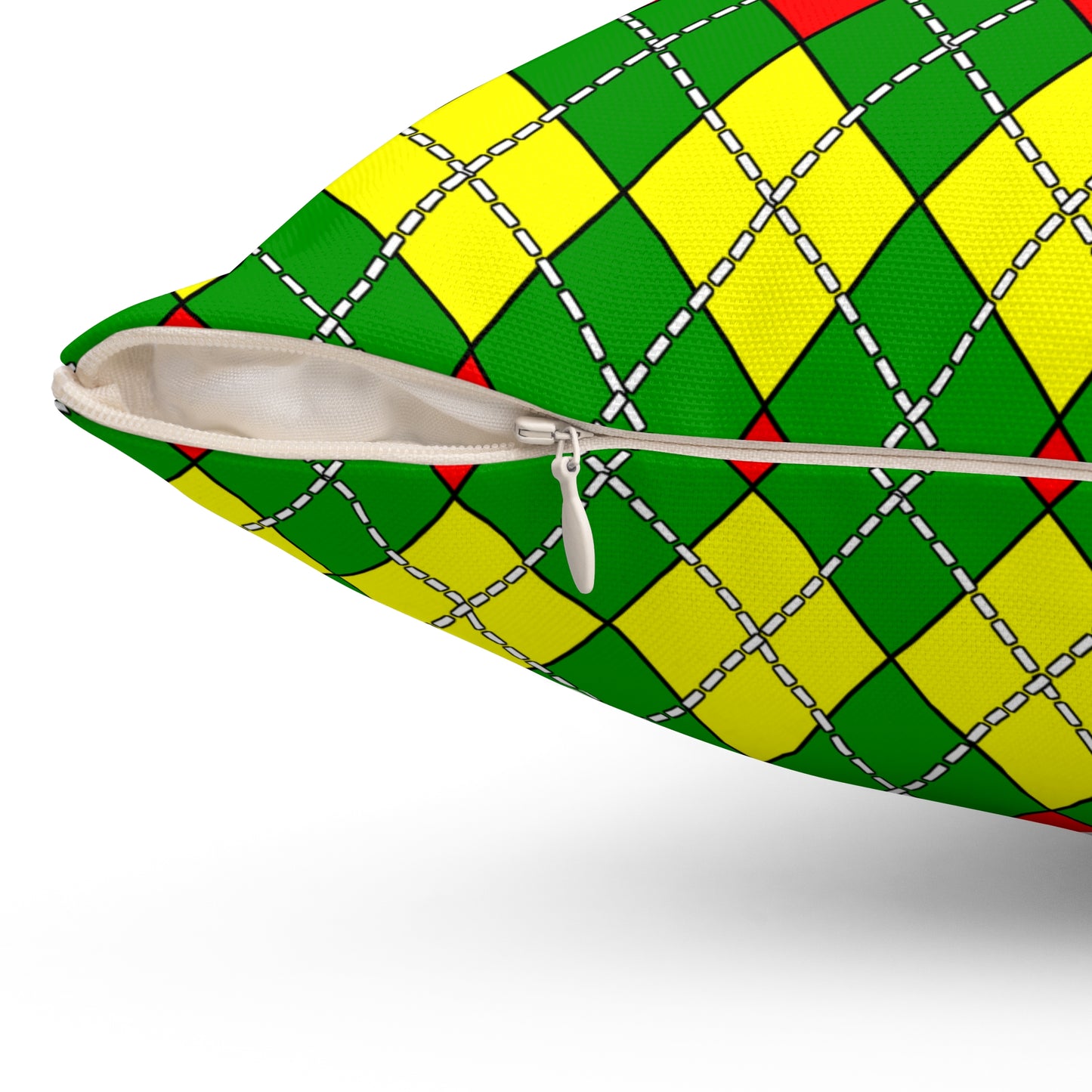 Guinea Retro Argyle Cushion Pillow