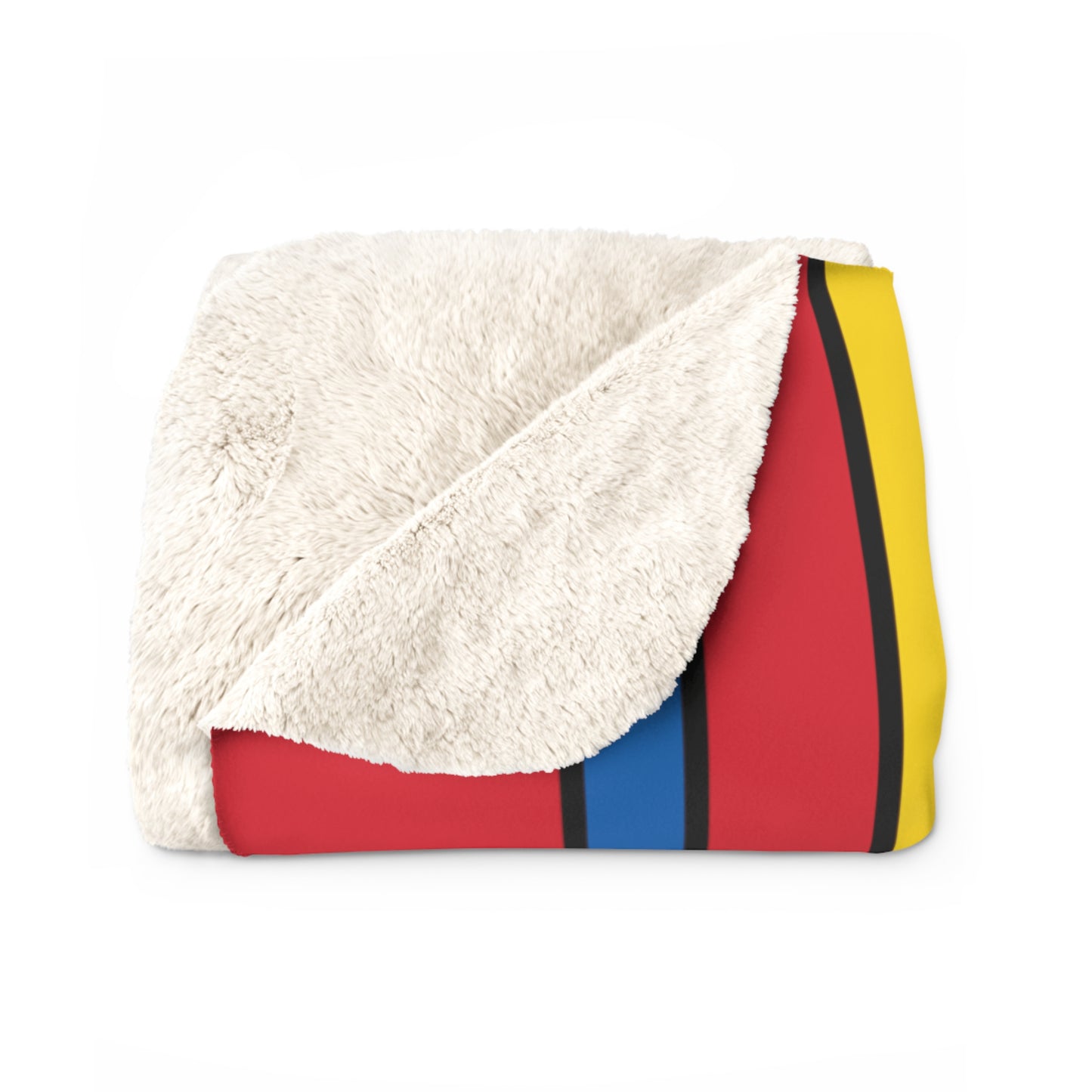 Mongolia Retro Stripes Blanket Throw