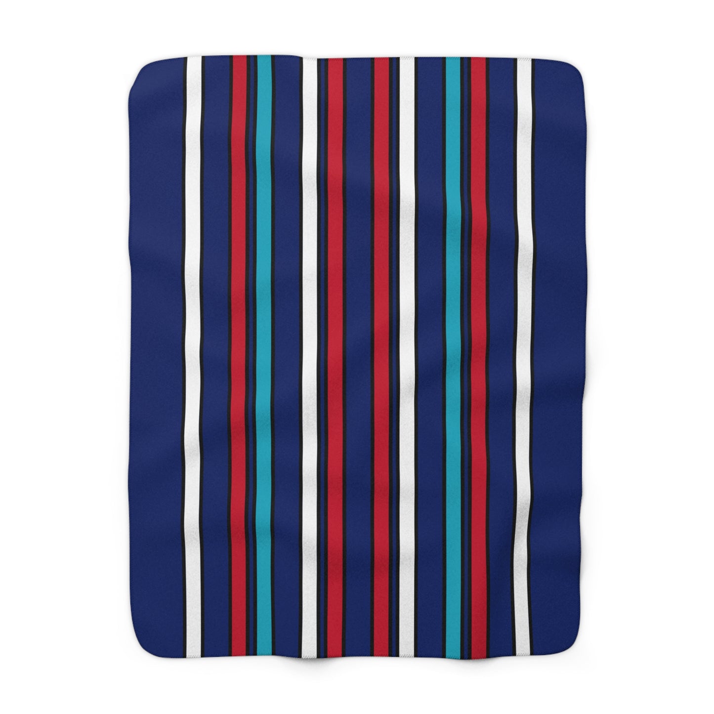 Montserrat Retro Stripes Blanket Throw