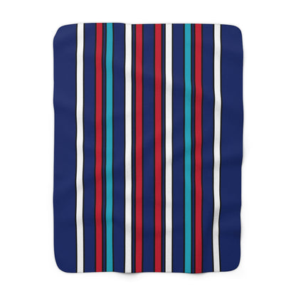 Montserrat Retro Stripes Blanket Throw