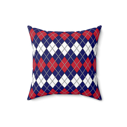 South Georgia And The South Sandwich Islands Retro Argyle Cushion Pillow