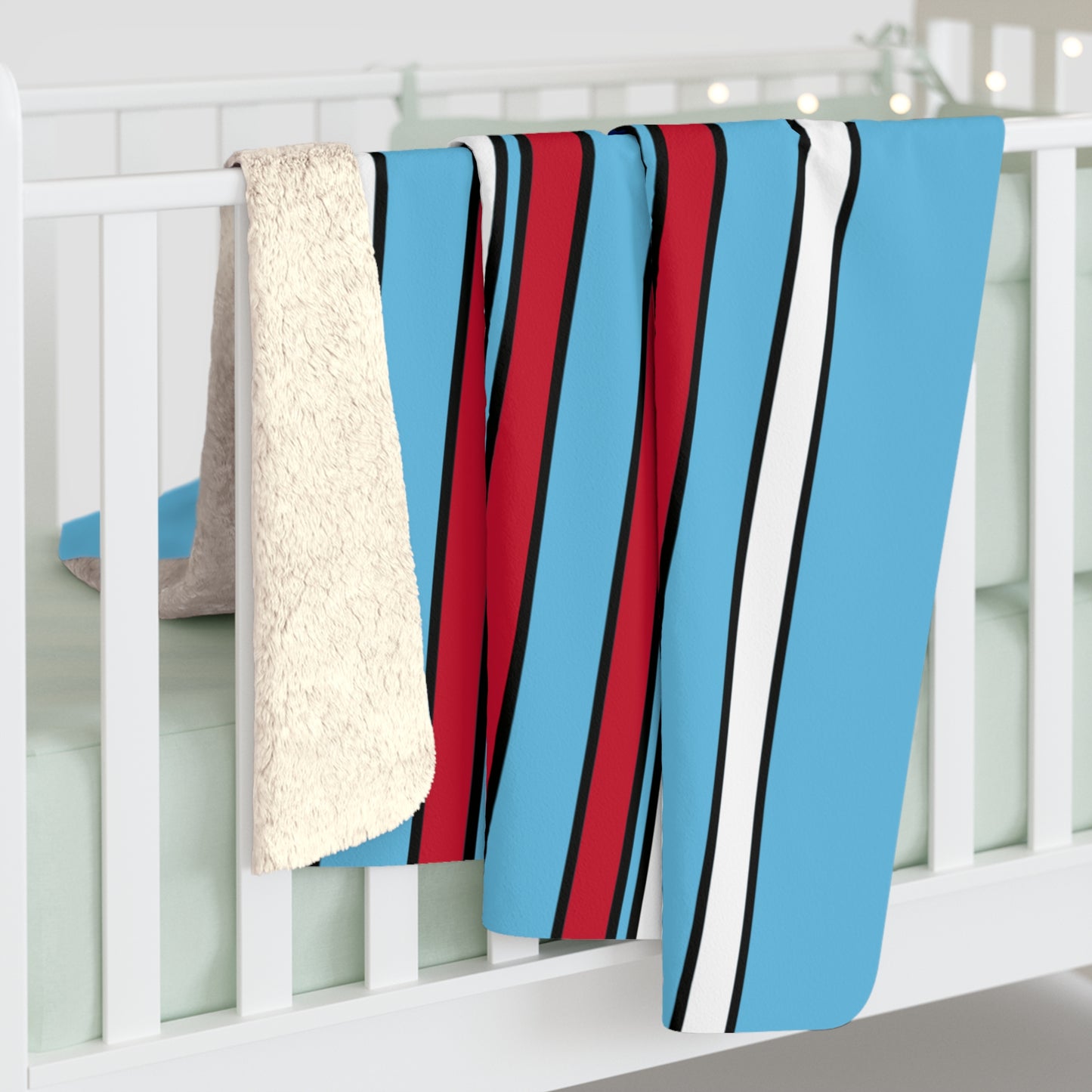 Fiji Retro Stripes Blanket Throw