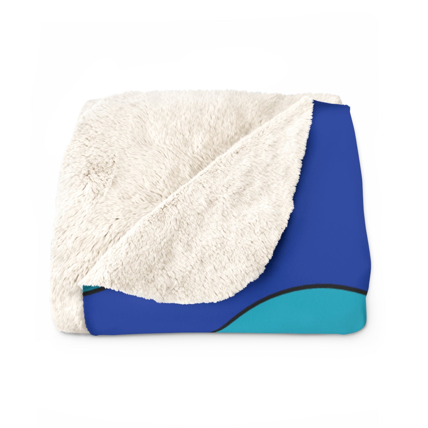 Pacific Islands Retro Polka Dots Blanket Throw