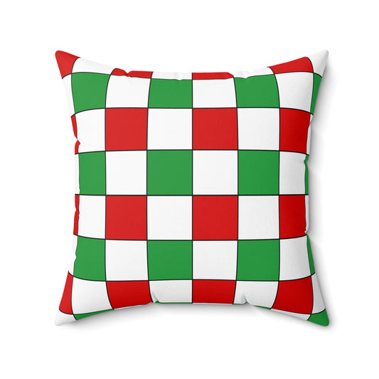 Iran Retro Check Cushion Pillow
