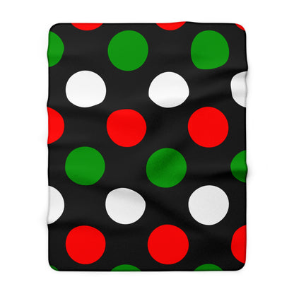 Sudan Retro Polka Dots Blanket Throw