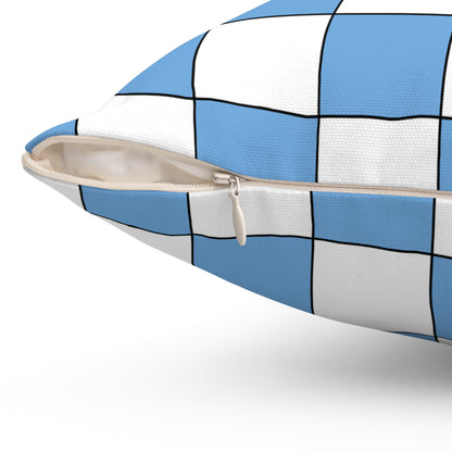 Argentina Retro Check Cushion Pillow