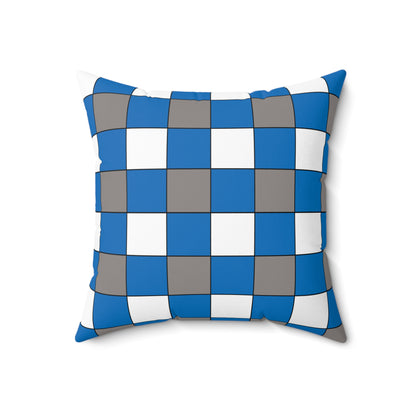 Northern Mariana Islands Retro Check Cushion Pillow