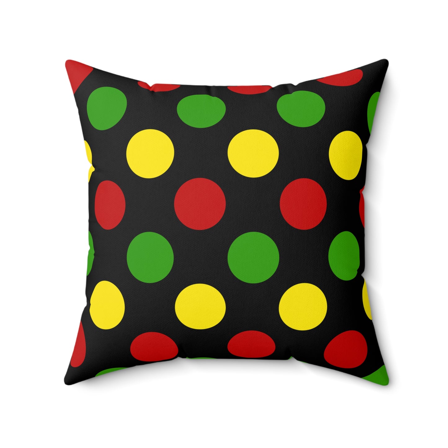 Saint Kitts And Nevis Retro Polka Dots Cushion Pillow